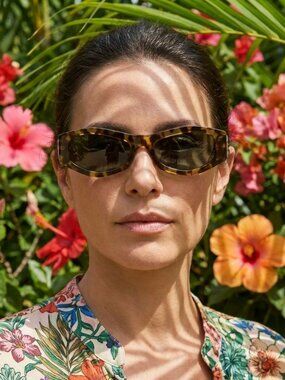 Versace Women Sunglasses Brown Havana Grey Oval VE4487 777/87 NEW AUTHENTIC